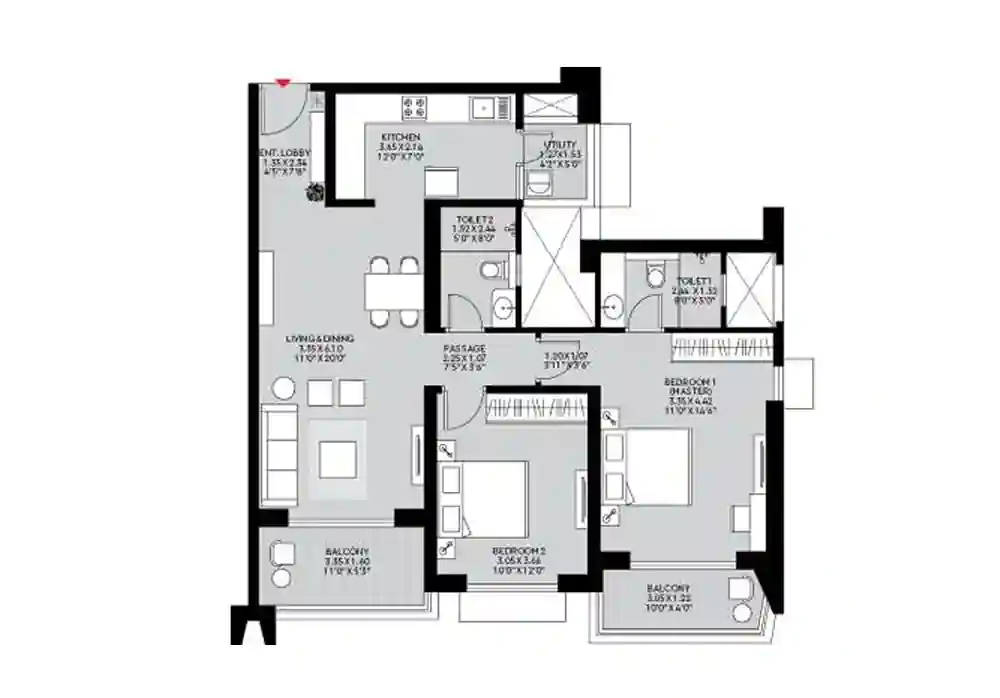 2 BHK